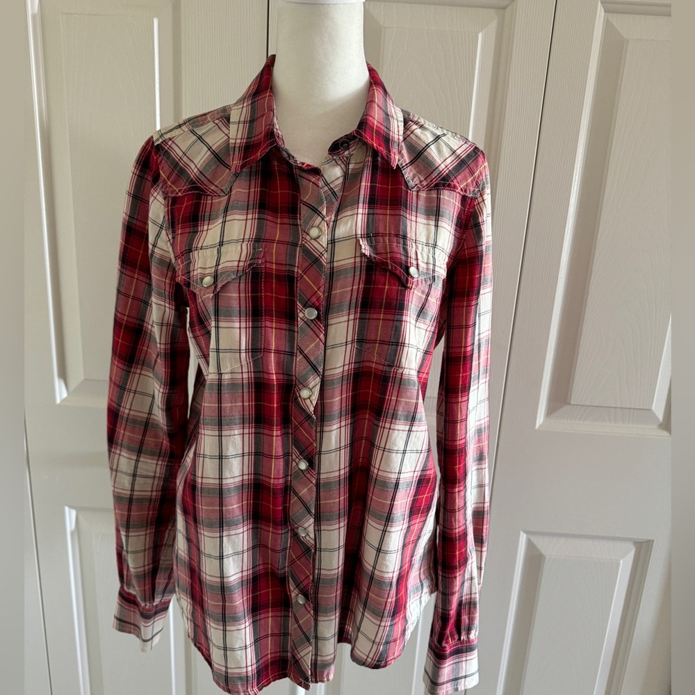 Lucky Brand Lightweight Plaid Shirt